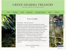 Tablet Screenshot of greendharmatreasury.org